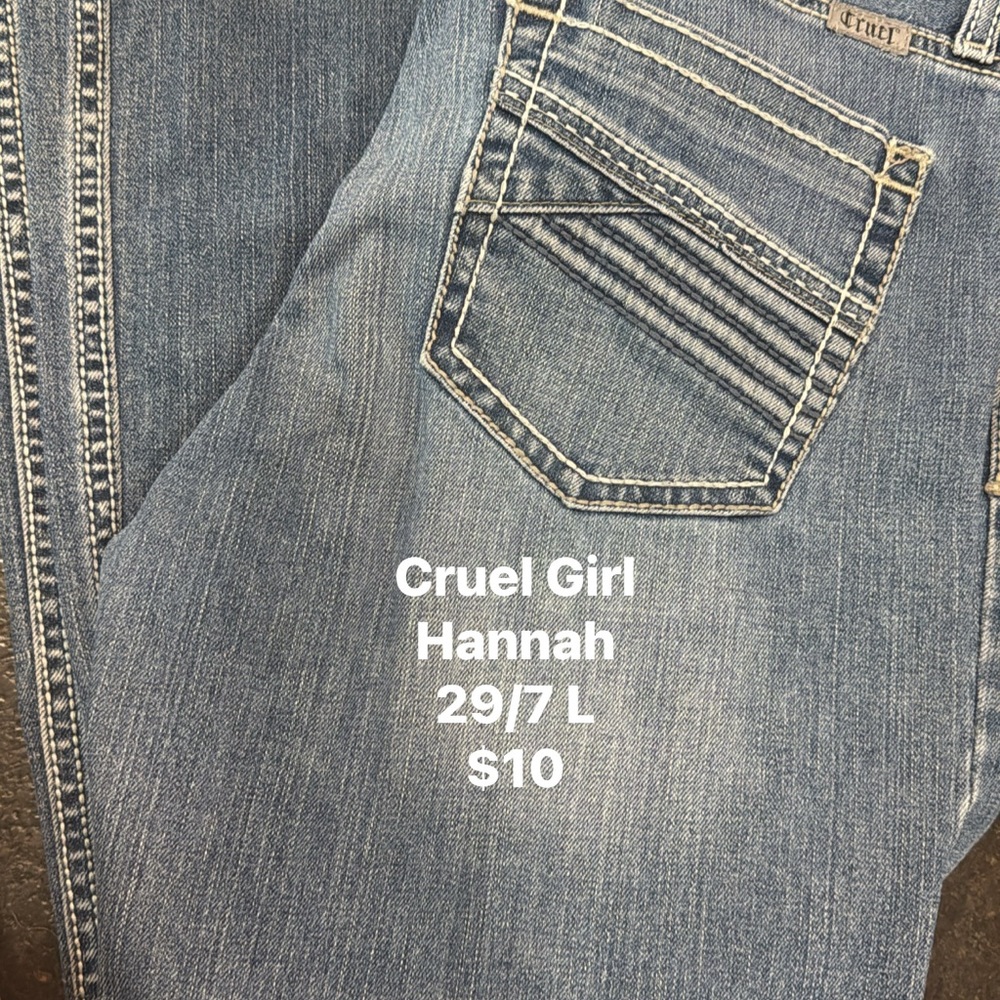 Cruel Girl Classic Blue Boot Cut Jeans
